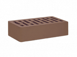 КИРПИЧ КОРИЧНЕВЫЙ 1NF ГЛАДКИЙ