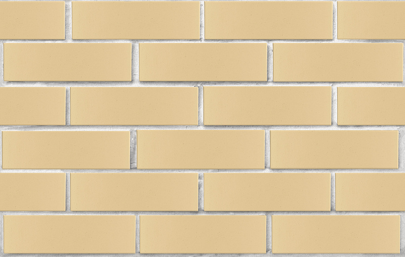 Кирпич лицевой пустотелый бежевый гладкий