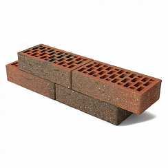 Облицовочный кирпич БАВАРСКАЯ КЛАДКА кора дуба с песком 1NF