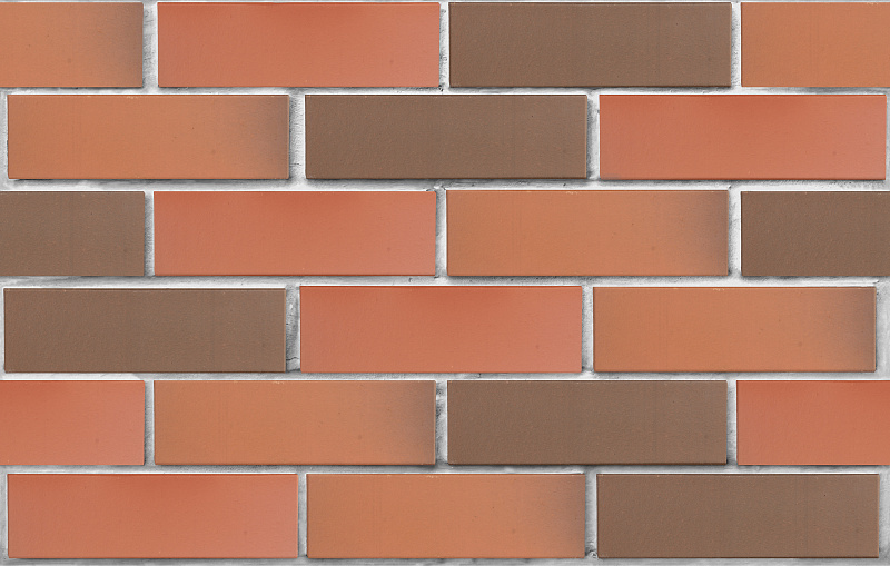 Клинкер фасадный красный флэш Ноттингем гладкий